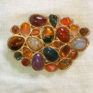 Unique handmade brooch